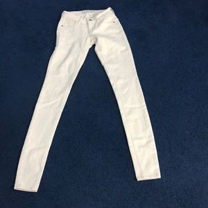 Old Navy Rockstar Off White Jeans